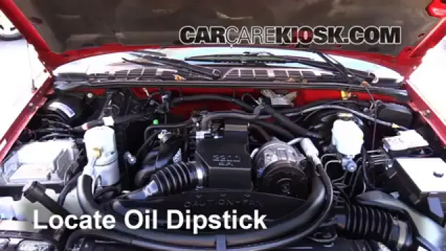 2003 Chevrolet S10 2.2L 4 Cyl. Standard Cab Pickup (2 Door) Oil Check Oil Level